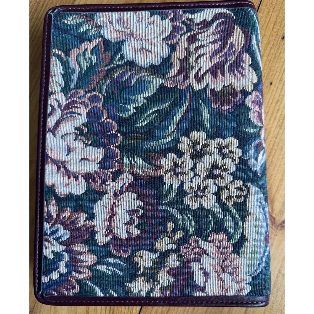 VTG Concord 5 Day RunnerTapestry Organizer Binder W Franklin Covey Inserts